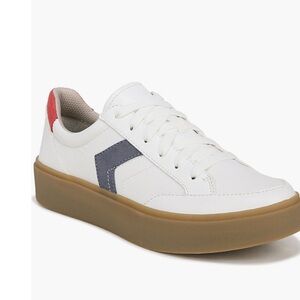 NWT Dr. Scholl's White and Blue Sneakers